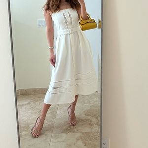 Beautiful White Dress, Size S. Worn once for graduation.
